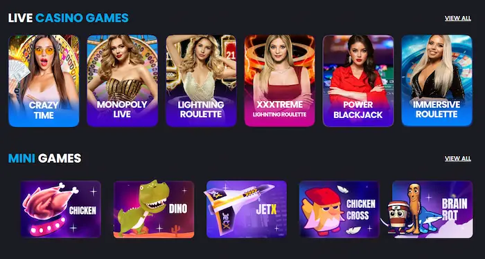 My Stake Casino games